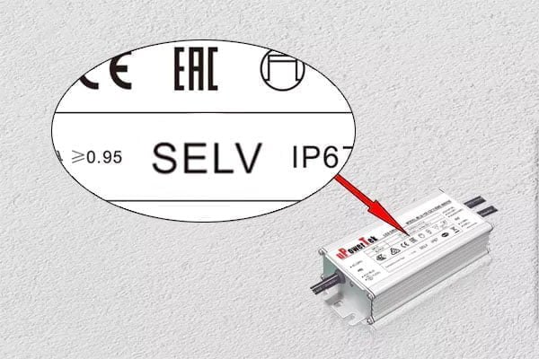 what does selv mean for led drivers