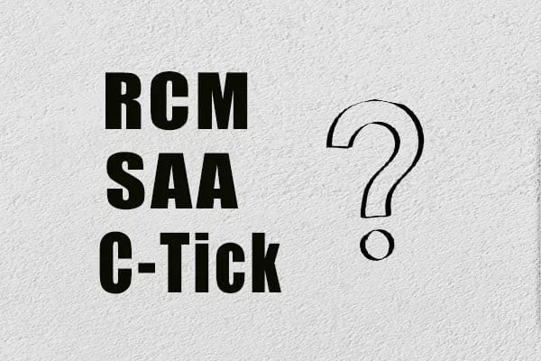 what are rcm saa and c tick