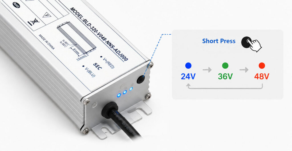 on site voltage adjustment